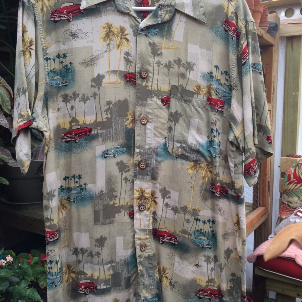 Vintage Imprints, Antique Cars Men's Shirt, Medium